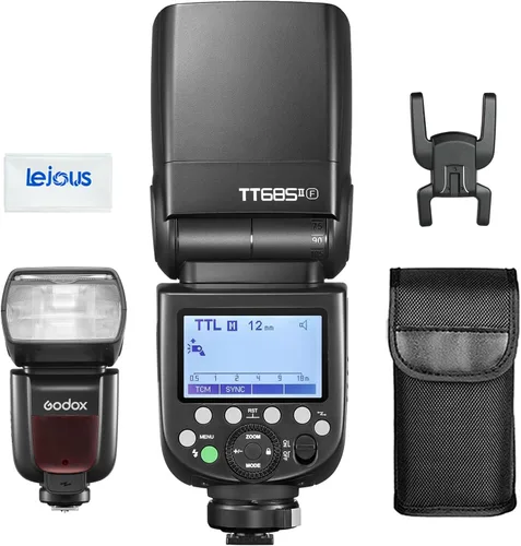 Godox TT685II-F Flash para Fuji, TTL Cámara Flash Speedlite, sincronización de alta velocidad, sistema inalámbrico X 2.4G GN60, conversión