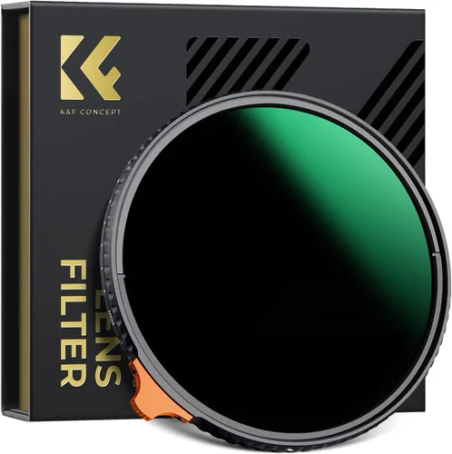 K&F CONCEPT 49 mm Filtro de Lente Variable ND ND3-ND1000 (1.5-10 Paradas) Putter Ajustable Filtro de Densidad Neutral HD con 28 Recubrimientos