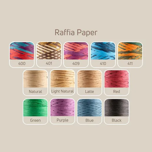 Miniatura 7 de Sensy Premium - Papel de rafia, 438 yardas, cinta de papel (verde)