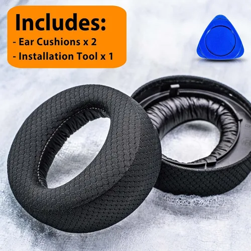 Miniatura 5 de Almohadillas de repuesto para PS5 para PlayStation 5 Pulse 3D PS5 - Almohadillas para los oídos PS5 (malla transpirable)