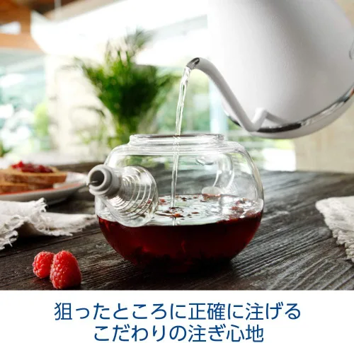 Miniatura 3 de De'Longhi KBOE1230J-W - Tetera eléctrica con función de ajuste de temperatura, 1,0 L, color blanco