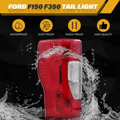 Miniatura 4 de LIDNADY Luz Trasera, Compatible con Ford Super Duty F250 F350 20-22 2020 2021 2022 [Sin LED][Sin Punto Ciego], Repuesto de Luz Trasera Estilo OE