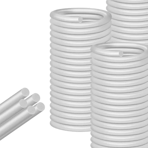 Miniatura 8 de ToLanbbt EPDM - Varilla de respaldo de 1/4 pulgadas x 100 pies, sello de goma para calafateo redondo para juntas de expansión de hormigón, grietas