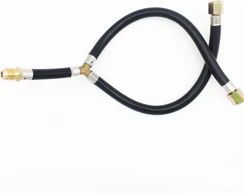Miniatura 2 de METER STAR 3/8 "Flare Gas Barbacoa Grill Conexión Manguera Flexible Manguera Baja Presión Y Splitter Manguera Montaje Piezas Tubo de Entrada
