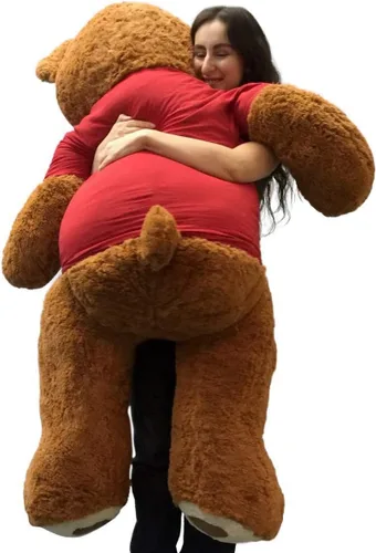 Miniatura 6 de Big Plush Oso de peluche gigante con camisa I'm Sorry, oso de peluche enorme, animal de peluche de 5 pies, regalo de disculpa, OSO de peluche
