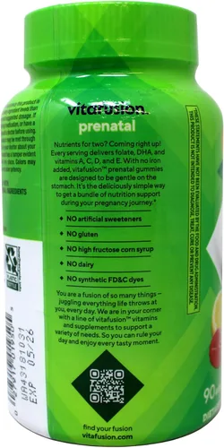 Miniatura 4 de Vitafusion Vitaminas gomosas prenatales, 90