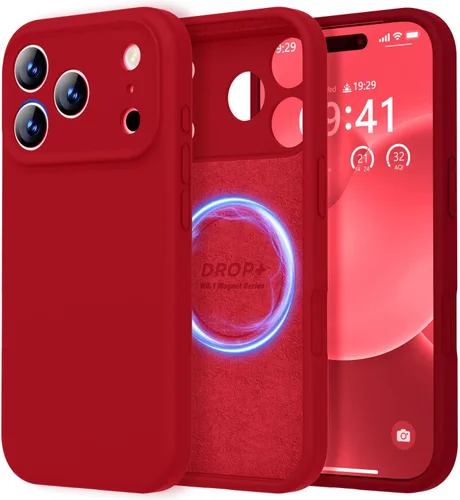 Miniatura 173 de LOVE 3000 Compatible con Funda para iPhone 15, [Cámara de Cobertura Completa de Silicona Suave] [Protección contra Caídas de 8 pies], Forro de Negro