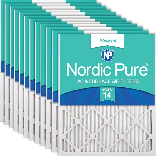 Miniatura 108 de Nordic Pure Filtros de aire para horno MERV 6 de 18 x 25 x 1 pulgadas (tamaño real: 17 1/2 x 24 1/2 x 3/4), color verde poliéster MERV 6, reduce