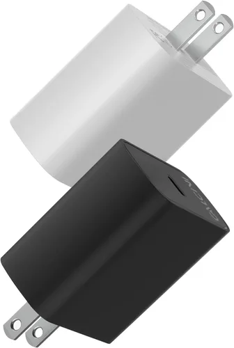 Bloque de cargador USB C CALCINI 2 unidades GAN 65W USB C cargador rápido tipo C para cargador de laptop, adaptador de corriente MacBook Pro/Air,