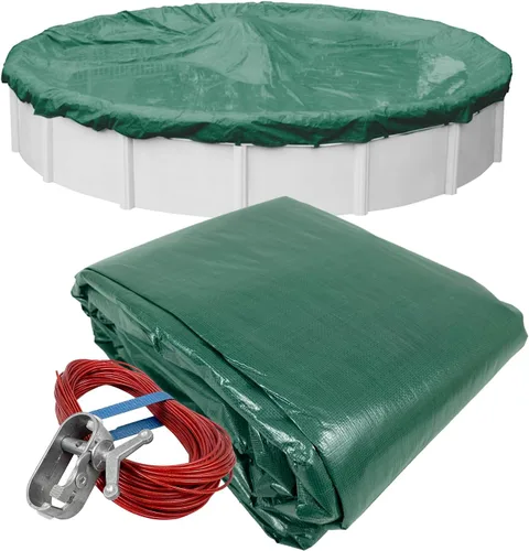 Miniatura 8 de Robelle Supreme Plus 3912-4 - Cubierta de piscina para el invierno, 12 pies, para piscinas colocadas sobre la superficie