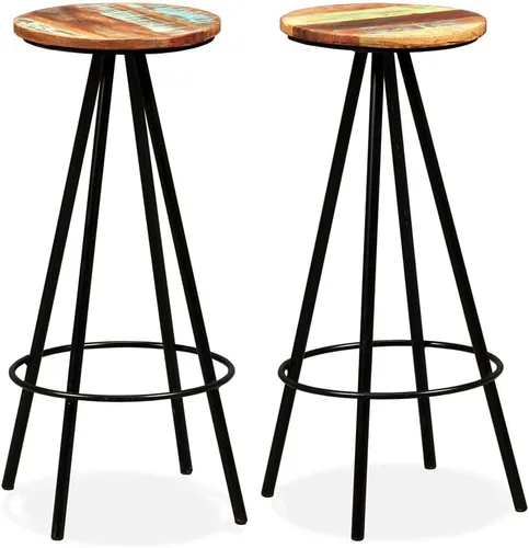 Miniatura 10 de bar Chairs,barstools,bar stools Set of 3,bar Table,sillas para barra de cocina,Bar Stools 4 pcs Rough Mango Woodbar Stool,bar Chairs,Barstool,bar