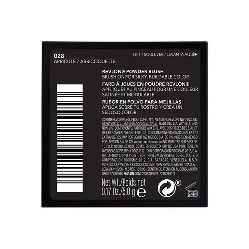 Miniatura 9 de Revlon Rubor en Polvo para Rostro, Color de Alto Impacto y Fácil Aplicación, Acabado Ligero y Suave, 028 Apricute, 4.8 g