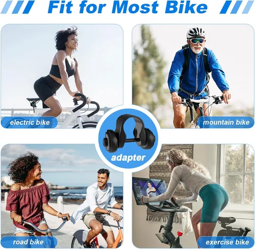 Miniatura 7 de Asiento de Bicicleta Extragrande, Asiento de Bicicleta Cómodo - Sillín de Bicicleta de Repuesto Universal - Asiento de Bicicleta de Cuero