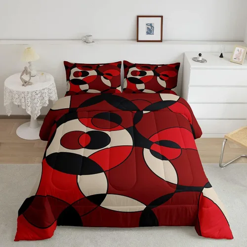 Miniatura 30 de Feelyou Juego de edredón de béisbol, juego de ropa de cama de juegos deportivos, edredón de béisbol con bandera estadounidense vintage, juego