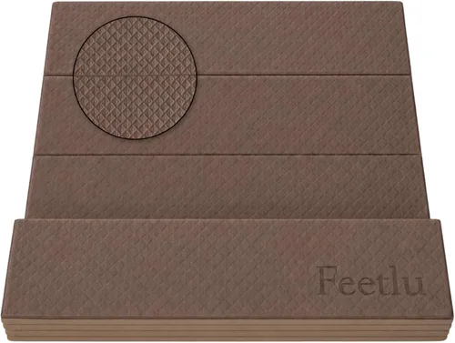 Miniatura 13 de Esterilla plegable para ejercicios de yoga, ligera, antideslizante y fácil de almacenar para yoga, pilates, entrenamientos en casa y ejercicios