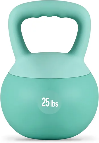 Miniatura 10 de Pesas rusas suaves (5-30 libras), relleno de arena de hierro para gimnasio en casa, entrenamiento de fuerza y fitness, diseño a prueba de golpes