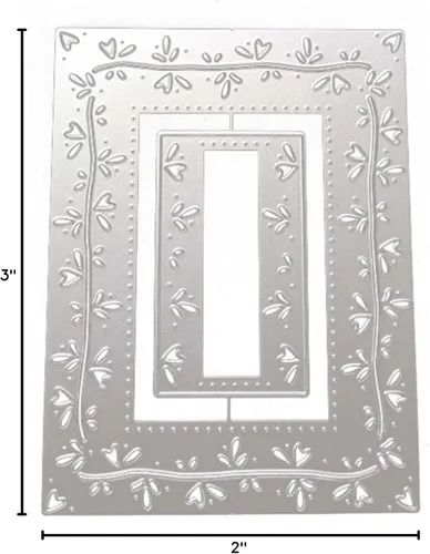 Miniatura 7 de Plantillas de metal para álbumes de recortes, herramientas para álbumes de recortes, marco de encaje de flores, plantilla de relieve para hacer