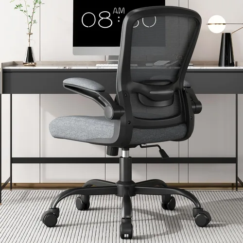 Miniatura 14 de Mimoglad Silla de Oficina, Silla de Escritorio Ergonómica con Soporte Lumbar Ajustable, Silla de Computadora de Malla de Respaldo Alto