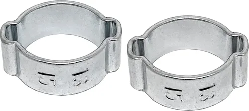 Miniatura 9 de 20 clips de manguera de oreja ajustables de 0.27 a 0.27 pulgadas, abrazadera de manguera de dos orejas, abrazaderas de manguera de doble oreja