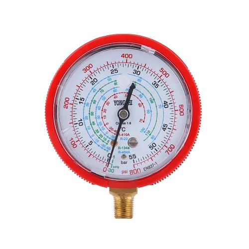 Miniatura 6 de Medidor de presión de aire acondicionado, par de aire acondicionado R410A R134A R22 Refrigerante Kit de manómetro de alta y baja presión Juego