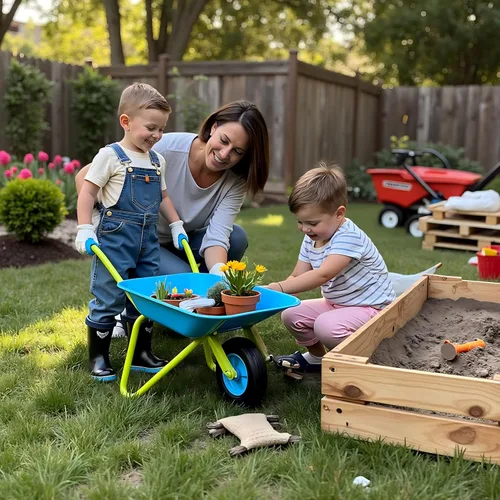 Miniatura 11 de Juego de herramientas y cubo de jardín para niños, de la marca G & F