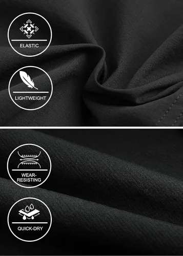 Miniatura 5 de Surenow Pantalones deportivos ligeros para hombre, de secado rápido, pantalones de senderismo para entrenamiento, pantalones deportivos para hombre