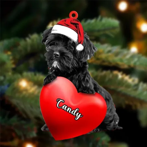 Miniatura 14 de Adornos de Navidad personalizados para perros, nombre personalizado, adorno de Malamute de Alaska, adornos acrílicos, regalos de Navidad, amantes