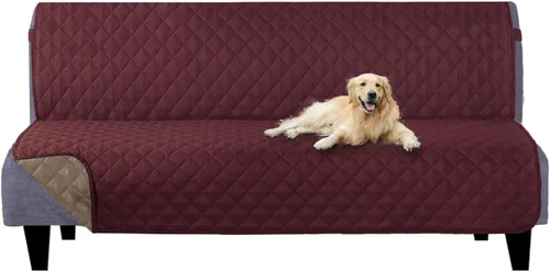 Miniatura 117 de U-NICE HOME Funda de sofá reversible para perros con correas elásticas, resistente al agua, protector de muebles para mascotas, funda de sofá