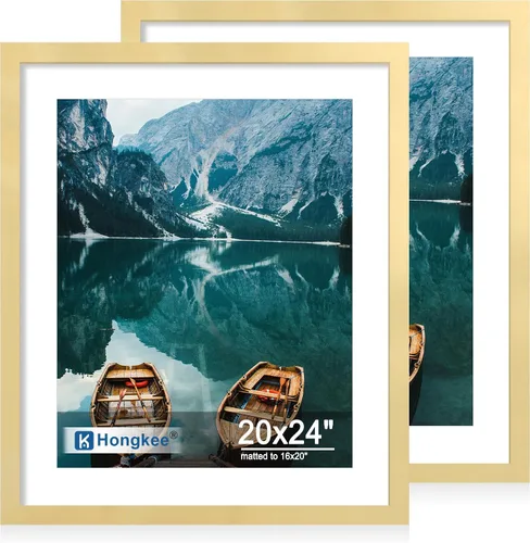 Miniatura 183 de Hongkee - Juego de 2 marcos de fotos, HK042515-MD5.5X8.5-BK(2PK)