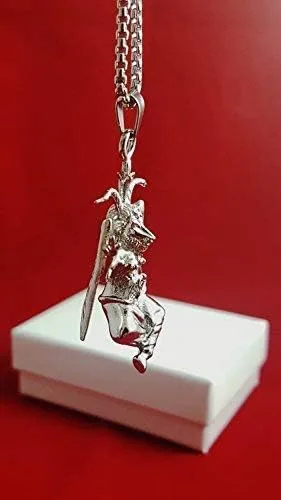 Miniatura 4 de Iglesia de Satanás Baphomet Colgante Collar 316L Acero Inoxidable Eliphas Levi