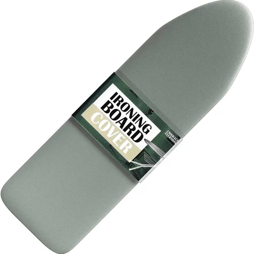 Miniatura 9 de Hearth & Harbor Funda para tabla de planchar y almohadilla de tamaño completo 15x54, acolchado grueso resistente a quemaduras con borde elástico