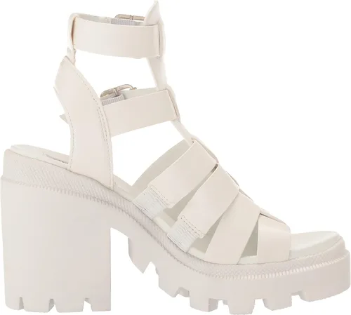 Miniatura 6 de Steve Madden Womens Cosmic Faux Leather Ankle Strap Gladiator Sandals