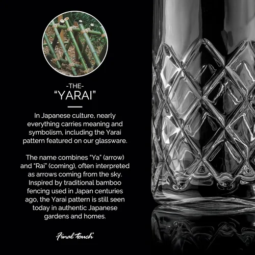 Miniatura 8 de Final Touch Yarai - Jarra mezcladora con colador Hawthorne - Eleva tu experiencia de cóctel con elegancia clásica y vertido de precisión