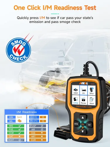 Miniatura 4 de ANCEL AD410 Escáner OBD2 Mejorado, Lector de Códigos de Vehículo para Luz de Check Engine, Escáner Automotriz OBD II para Diagnóstico de Fallas