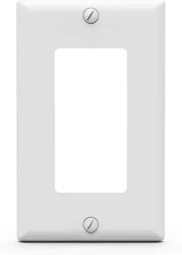 Miniatura 31 de ELEGRP Placa decorativa de pared para receptáculo, cubiertas decorativas de tamaño estándar de 1 gang, placas frontales de policarbonato irrompibles
