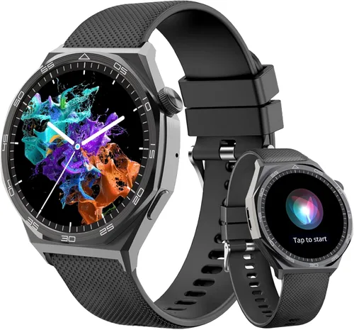 AOC Smartwatch Fitness Sports Watch 1.43 AMOLED HD pantalla táctil, AI GPT, llamada Bluetooth, asistente de voz, monitoreo de frecuencia cardíaca y