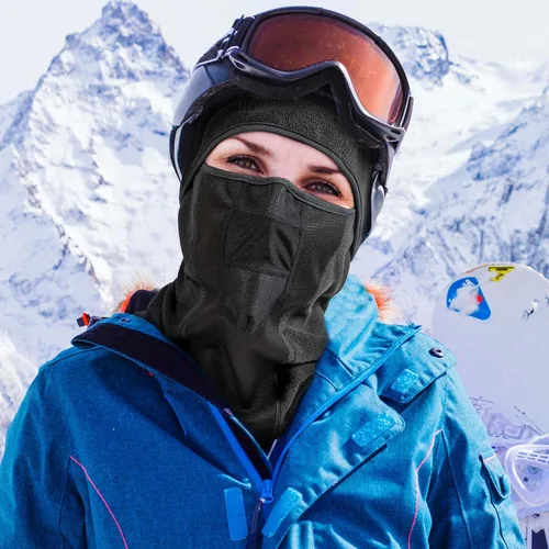 Miniatura 4 de Balaclava Winter Ski Face Mask Breathable Windproof Thermal for Motorcycle Riding Cycling in Cold Weather