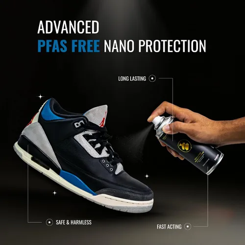 Miniatura 3 de Spray protector de zapatos – Spray protector de gamuza premium, impermeable y protector de manchas para zapatos y tenis, aerosol de tela repelente