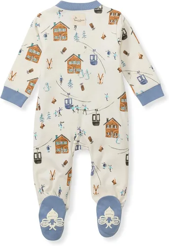 Miniatura 258 de Burt's Bees Baby - Pijama de una pieza para bebé, mameluco para dormir y jugar, algodón 100% orgánico, cremallera frontal