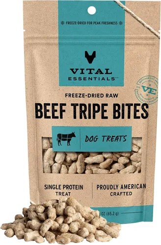 Miniatura 9 de Vital Essentials Golosinas liofilizadas para perros Bocados de pato, proteína única Calidad premium Golosinas de entrenamiento sin granos