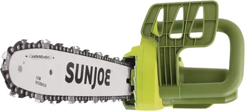 Sun Joe SWJ599E - Motosierra eléctrica de mano de 14 pulgadas y 9 amperios con respaldo bajo