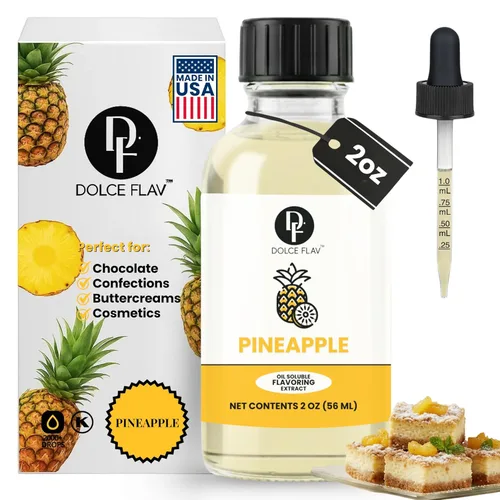 Miniatura 25 de Dolce Flav Extracto de Arándano – 2 Onzas Kosher Soluble en Aceite, Sin Azúcar, Saborizante Concentrado de Arándanos Maduros para Repostería