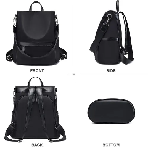 Miniatura 2 de Mochila antirrobo, impermeable, casual, de moda, de nailon Oxford, ligera, grande, bolsa de viaje para niñas, niñas, damas, viajes, escuela