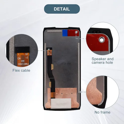 Miniatura 4 de Pantalla digital LCD compatible con Ulefone Power Armor 13 6.81 "Pantalla LCD táctil Asamblea con herramientas