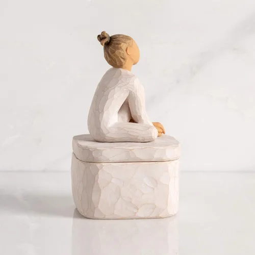 Miniatura 3 de Willow Tree The Dancer - Caja de recuerdos, esculpida pintada a mano