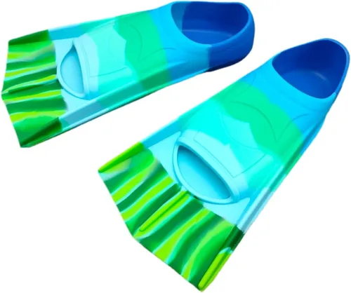 Miniatura 138 de Gugmoy Kids Swim Fins,Comfortable Silicone Flippers for Swimming and Diving,Size Suitable Beginners Kids Girls Boys Adults