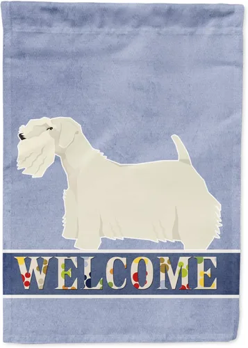 Miniatura 36 de Caroline's Treasures CK3704GF Bandera de jardín de bienvenida de Akita Shepherd Black and Tan - Bandera decorativa para patio exterior, patio