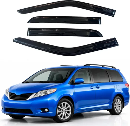 Miniatura 334 de Visor para ventana IG para Hyundai Venue 2020-2023, protector contra la lluvia, adhesivo extra duradero, deflector de viento para lado