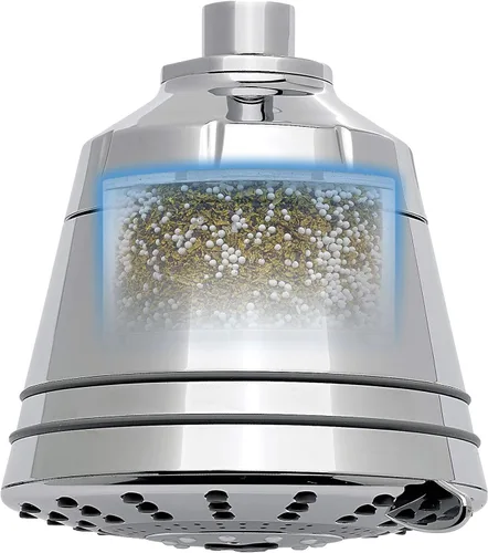 Miniatura 2 de Sprite Showers Pure - Cabezal de ducha filtrado de 7 ajustes de 1.75 GPM en níquel cepillado (AE7E-BN-R)
