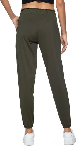 Miniatura 2 de Haowind - Pantalones deportivos para mujer con bolsillos y cintura elástica, cómodos pantalones de deportivos de descanso para deportes, gimnasio